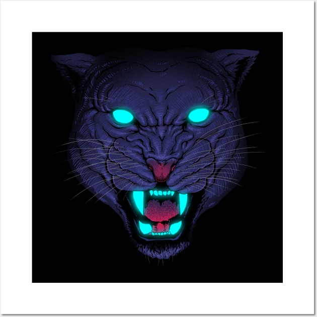 Electric Panther Wall Art by carbine